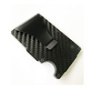 Factory supply carbon fiber card set metal aluminum alloy card bag ABS credit card clip carbon fiber RFID