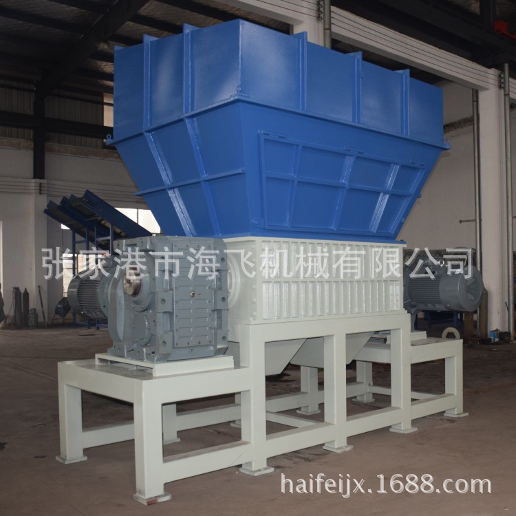 厂家批发金属撕碎机 汽车壳 废铁 金属桶 双轴撕碎机高效