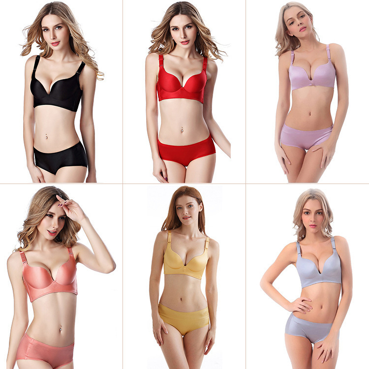 Happy Fox Underwear 07 Classic 08 09 Happy Flower Anti-sagging Comfortable Adjustable Bra Sexy