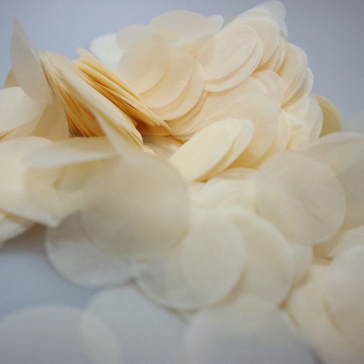 2.5cm 원형 색종이밥 황백색/10g 팩