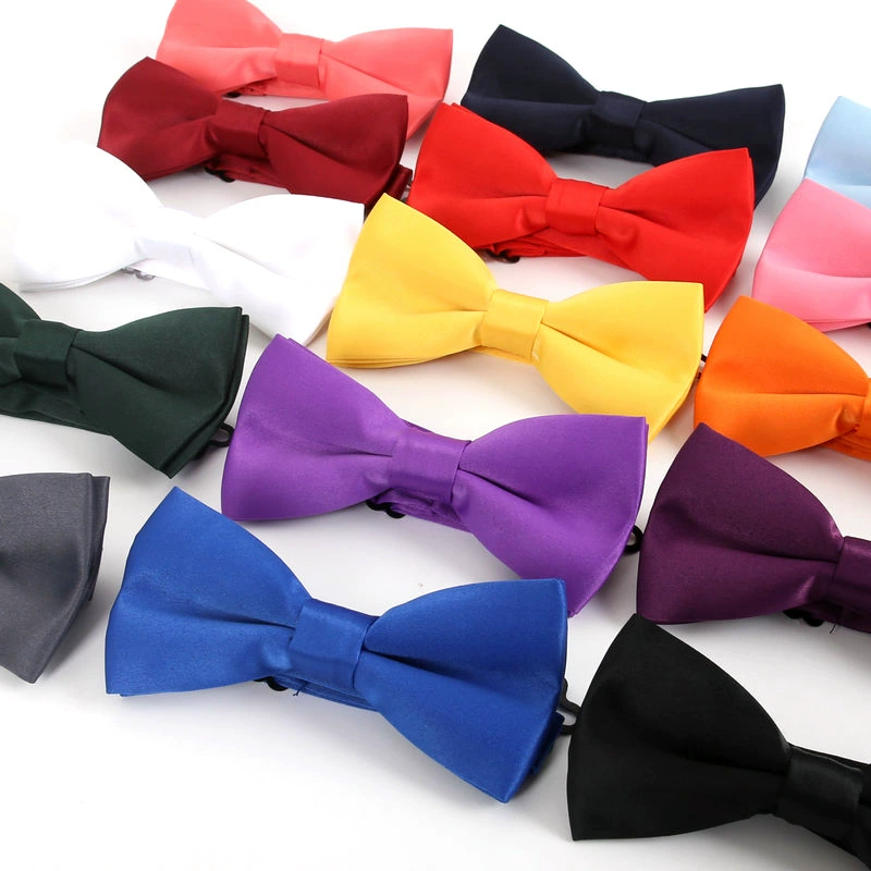 Bow tie, black classic suit English style with bow