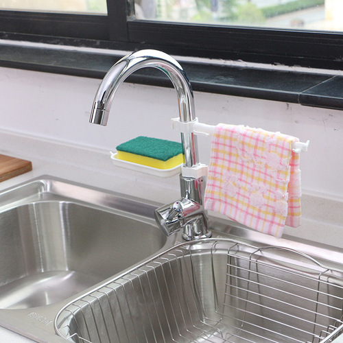 Faucet drain rack, pool storage rack, kitchen supplies sink sponge rag drain rack manufacturer