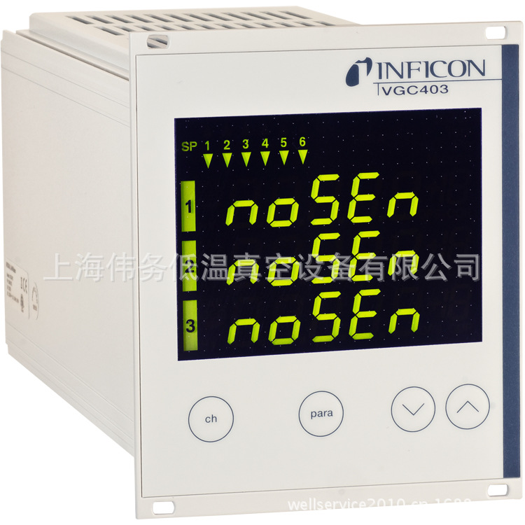 INFICON VGC403 Vacuum Gauge Controller Triple Channel Vacuum