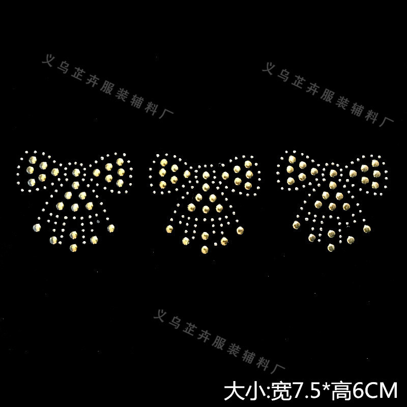 供应针织衫烫钻加工服装打底裤烫钻图案个性DIY钻烫图批发毛衣钻