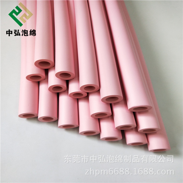 运动器材减震保护套黑色NBR泡沫发泡管机械防滑手把套研磨成型