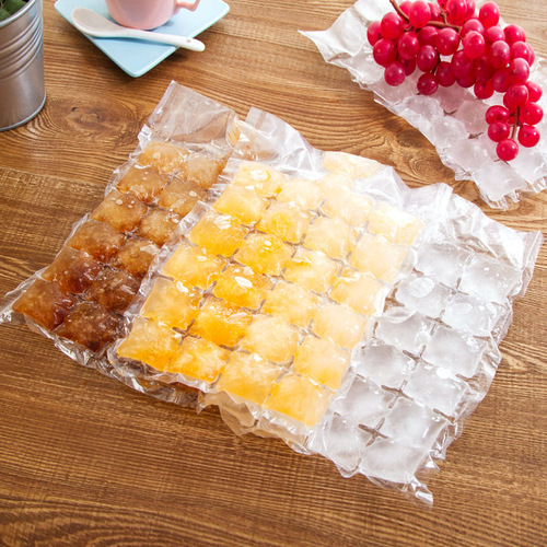 Creative self-sealing disposable ice bag ice cube tray ice cube bag (10 pieces)