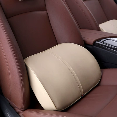 Headrest, Car Neck Pillow Cushion Car - lumbar-clip-clause-beige