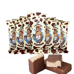 Konig brand large cow wafer chocolate milk wafer for work and leisure snacks