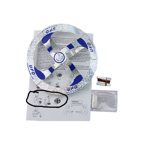 Aerial UFO, hovering flying saucer, floating magic prop, close-up, wholesale UFO simple packaging