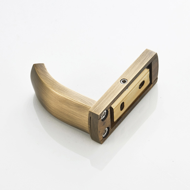 Baño fábrica al por mayor nuevo bronce vintage artesanía cobre material simple cocina y baño gancho baño pared ropa gancho