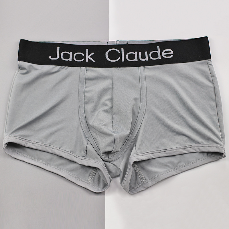 Men's Underwear, Men's Boxer Briefs, Mid-Waist Youth Concave and Convex Design, Microfiber Boxer Briefs, Source Manufacturer Wholesale