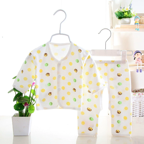 Button cover yellow floral random/open crotch style