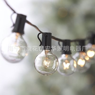 Manufacturer sells G40 American string light tungsten light source incandescent indoor and outdoor decorative light bulbs 4