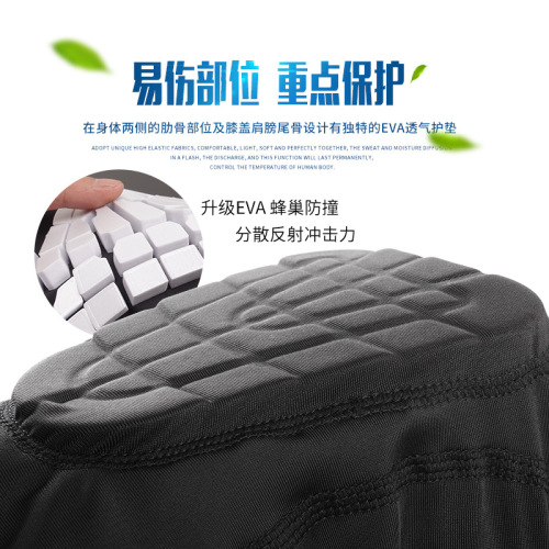 Cross-border children's basketball anti-collision tights full set rugby football training clothes cycling anti-fall sports protective gear