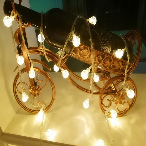 Outdoor waterproof LED ball light atmosphere decoration ball light string wedding arrangement Christmas holiday decoration colorful light string
