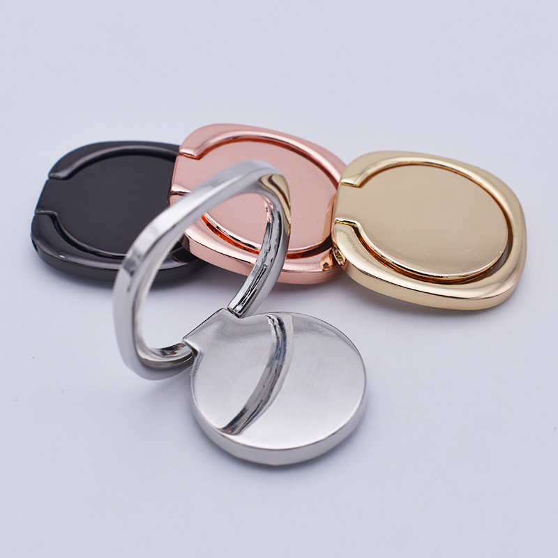 Square ring bracket metal mobile phone 360 ring buckle mobile phone desktop bracket can be used as a gift