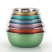 调料盆调味盆沙拉盆打蛋盆汤盆喷色彩色喷漆礼品赠品