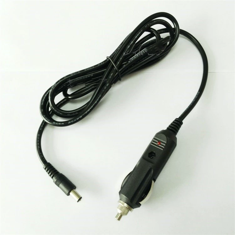 Прикуриватель 12V24V прикуриватель DC штекер 55*21 мм выход Автомобильное зарядное устройство DC шнур питания 3 метра длиной 3-5A