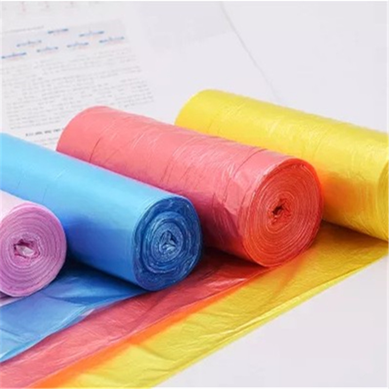 A household point-breaking thickened garbage bag disposable wholesale color kitchen bathroom black plastic bag 45*50