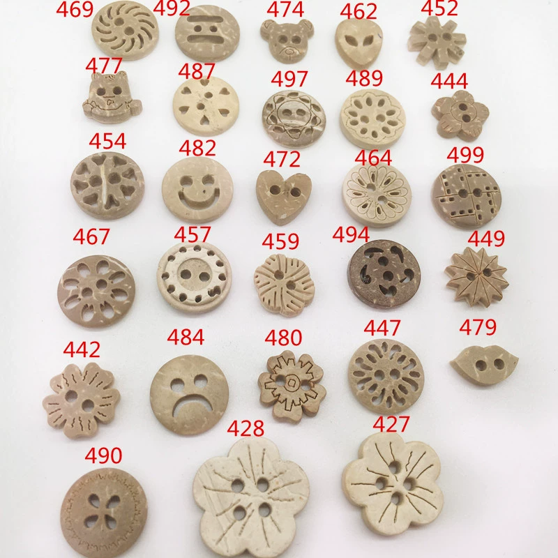 Оптовые кнопки/деревянный мультфильм кнопок/детей застегивает кокос товаров а застегивает аксессуары одежды 15*15 ММ