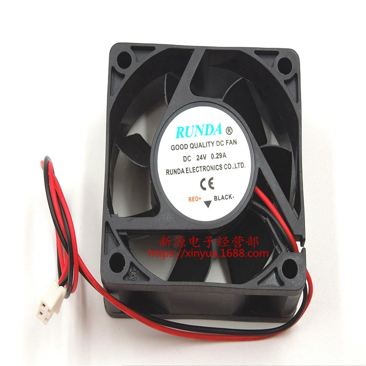 6025 охлаждающий вентилятор DC-24V DC Fan 60*60*25 0.29A 24V