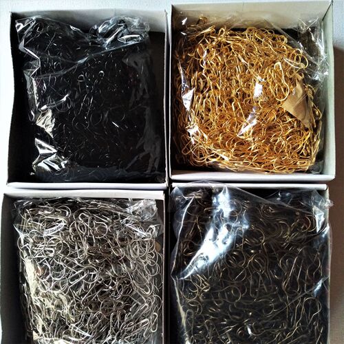 Factory direct sales high-quality copper and iron gourd pins and tags safety pins clothing accessories 1000 pieces 20 colors optional