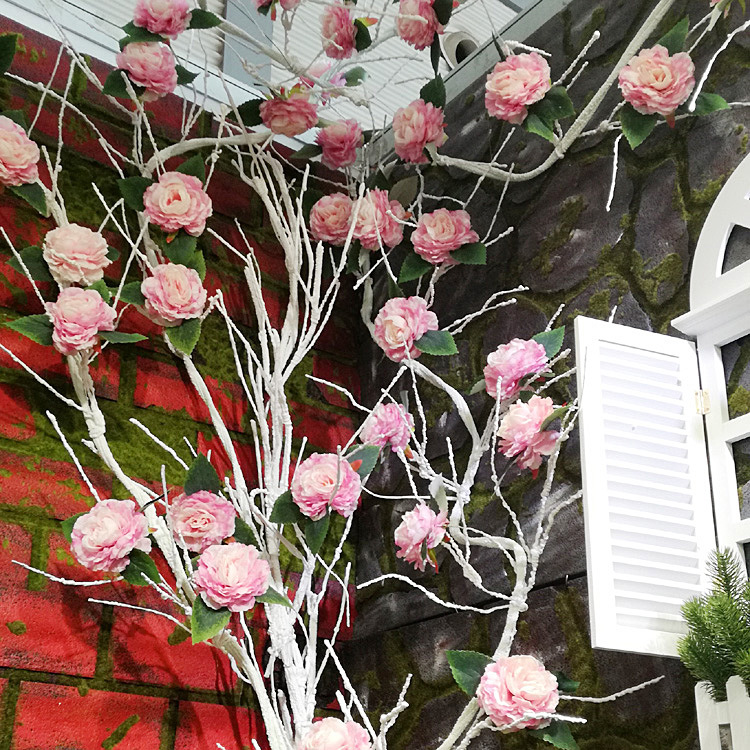 Ramas artificiales Decoración de la vid seca paisaje de la vid de ratán Vid Vieja Vid Red Mountain Vid tubo de simulación de ramas de árboles