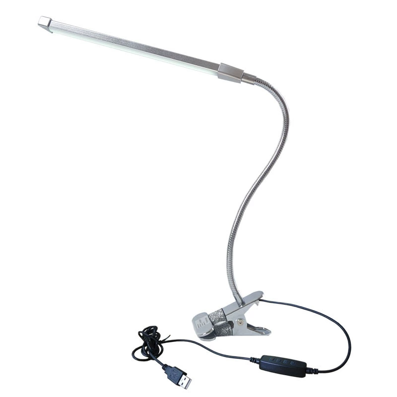LED Table Lamp (LAIAO) for Bed — Eye-Protection Night Light, Clip & Flexible Gooseneck, 40×26 cm