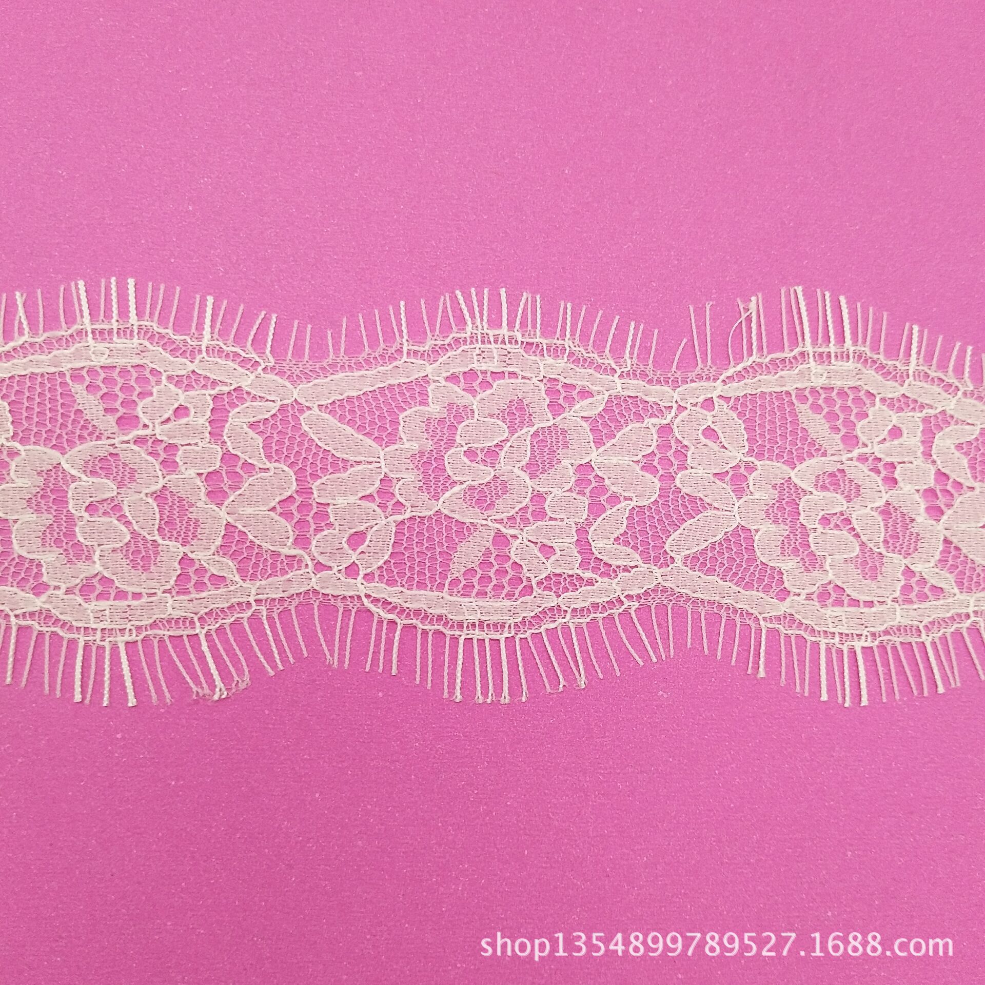 厂家现货批发5.5cm眼睫毛蕾丝花边diy服装辅料量大优惠