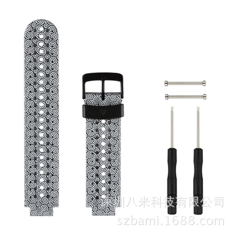 Ocho M adecuado para Jiaming Garmin Forerunner220/230/235/620/630/735 Correa