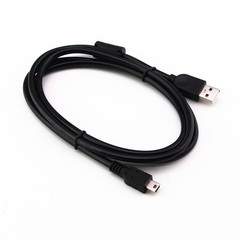 USB cable USB mini mobile hard drive cable 1.5 meters pure copper USB2.0 to T-port 5Pin cable camera data cable