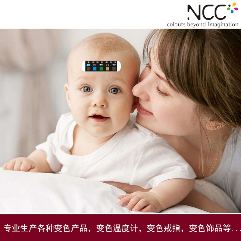 В наличии поставка термометра для лба ЖК-цветной термометр для лба Детский Патч для лба