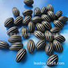 9*15mm olive -shaped hot golden tattoo beads olive pattern beaded gold pattern black rice beads olive rice pearl