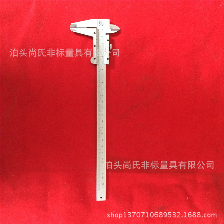现货桂林游标卡尺整体游标卡尺加长爪游标卡尺规格齐全质量保证