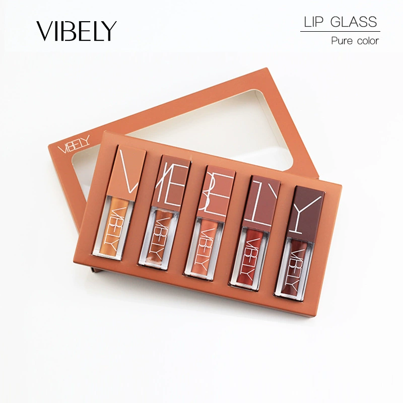 (Cross-border trading), matte lip gloss, lipstick, translucent shading, wish