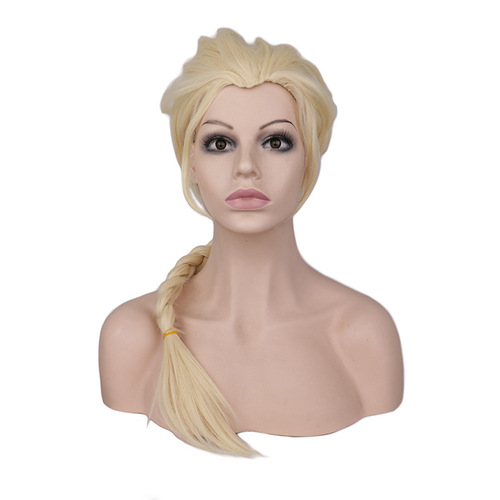cos Frozen adult wig Elsa and Anna Frozen Elsa cosplay wig