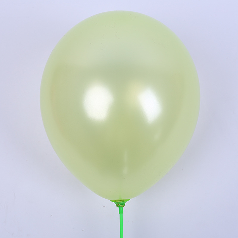 Globo al por mayor globo de látex nacarado 3.2g Espesar europeo estándar detección decoración de cumpleaños globo de Navidad