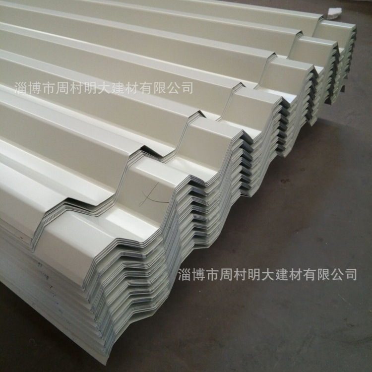 钢结构屋顶彩钢瓦 彩钢单瓦 波纹镀锌瓦 型号750/840 量大从优