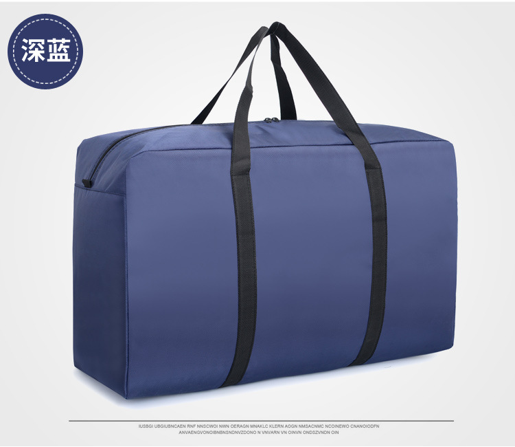 Fábrica al por mayor Oxford tela impermeable bolsa de movimiento extra grande bolsa de equipaje engrosada embalaje bolsa tejida bolsa de tela Oxford