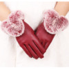 Demi-season keep warm polyurethane street gloves