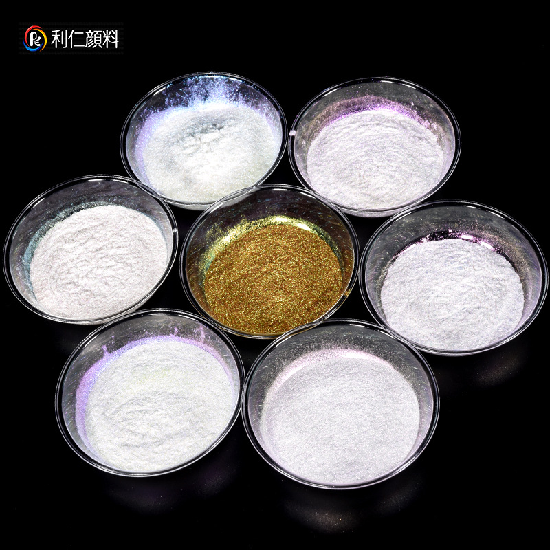 批发变色龙珠光粉玻璃基材包钛变色龙粉油漆油墨用角度变色珠光粉