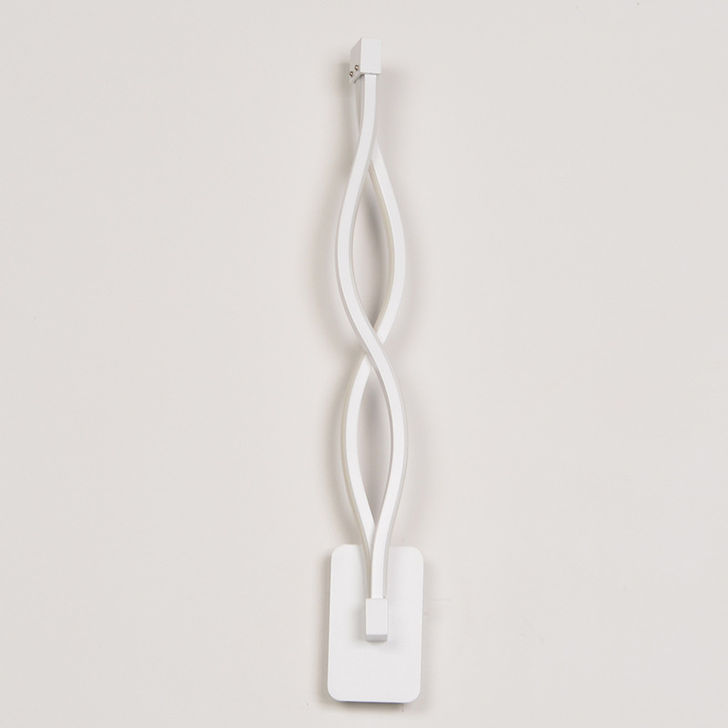 16w LED lámpara de pared dormitorio decoración Hotel habitación corredor decoración iluminación ondulado aluminio