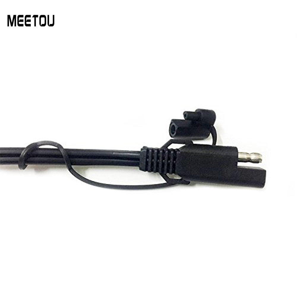 Línea de conexión de motocicleta batería línea de carga del coche línea de conexión de la batería solar terminal redondo línea SAE