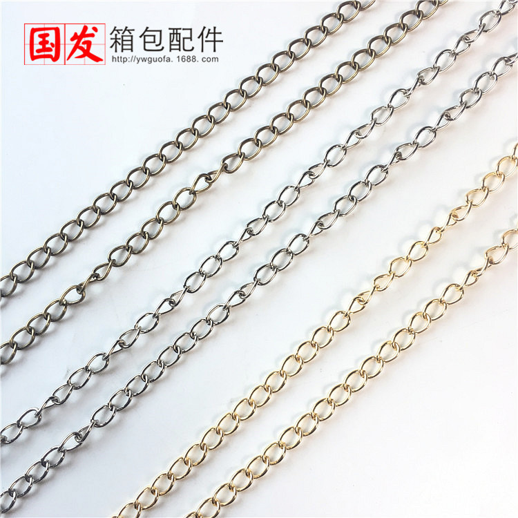 10% de descuento: cadena de molienda de 120CM simple hebilla de cuatro colores opcional bolsa pequeña cadena cadena bolsa