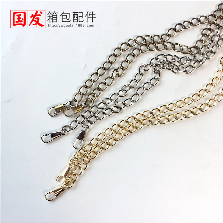 10% de descuento: cadena de molienda de 120CM simple hebilla de cuatro colores opcional bolsa pequeña cadena cadena bolsa