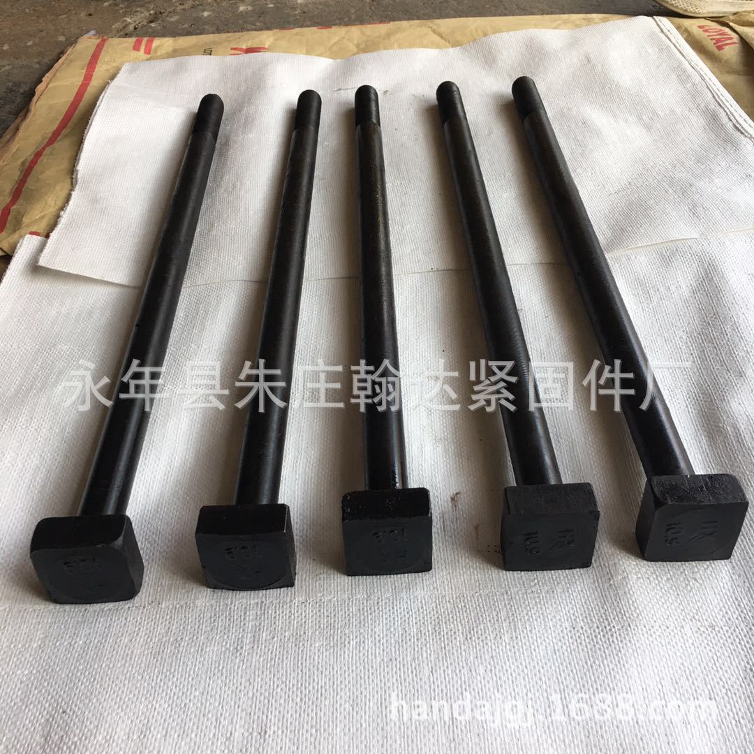 厂家供应高强度四方螺栓加长四方螺栓四方头螺丝10.9级可定