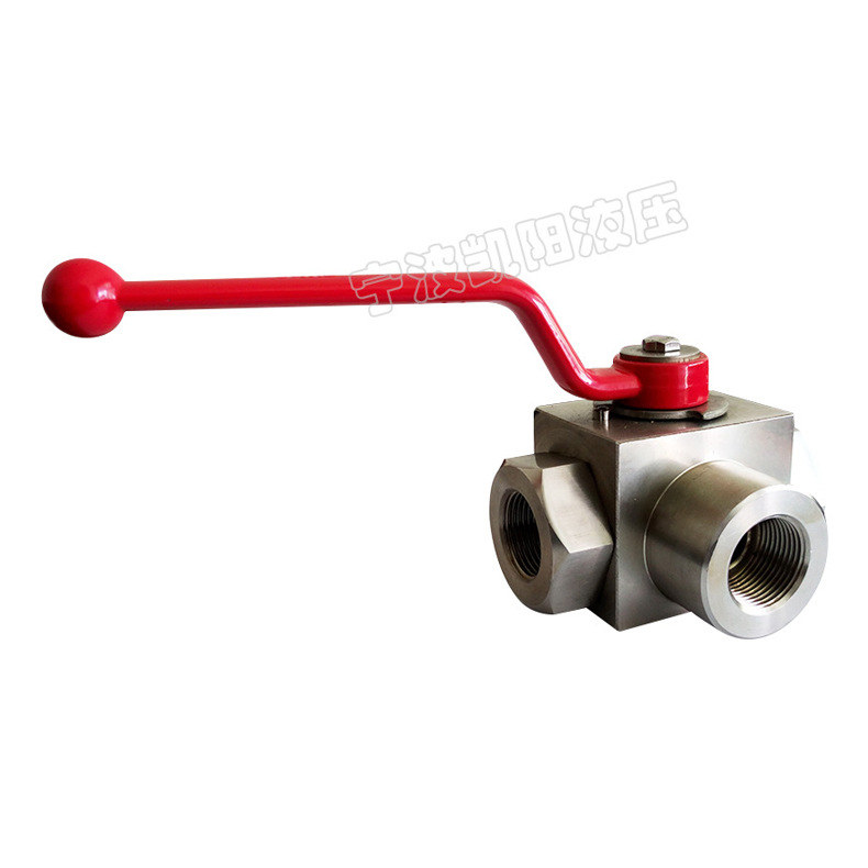 宁波厂家生产热销 KHB3K-G3/4 二位三通 304不锈钢螺纹球阀工厂