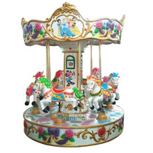 6人旋转木马大型户外儿童电玩游乐园设备豪华转马游乐电动