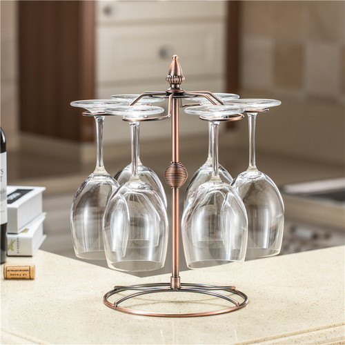 ins wholesale red wine glass rack creative red wine rack ornaments tall wine decoration upside down wine bottle rack European style