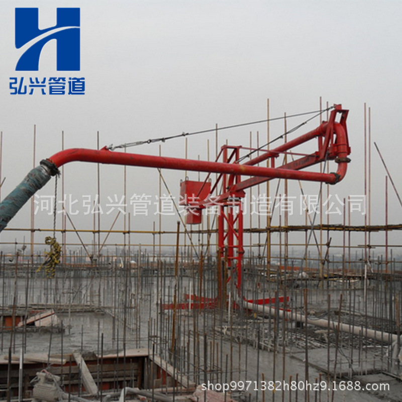 电动塔式圆桶布料机 小型建筑机械布料机 立架式布料机